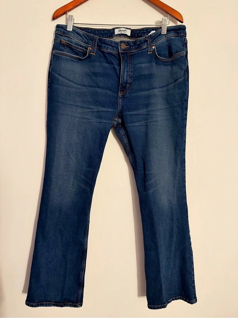 Wrangler Retro Mae Mid Rise Bootcut Jean Mae Mid Rise Bootcut Jeans Blue Waist